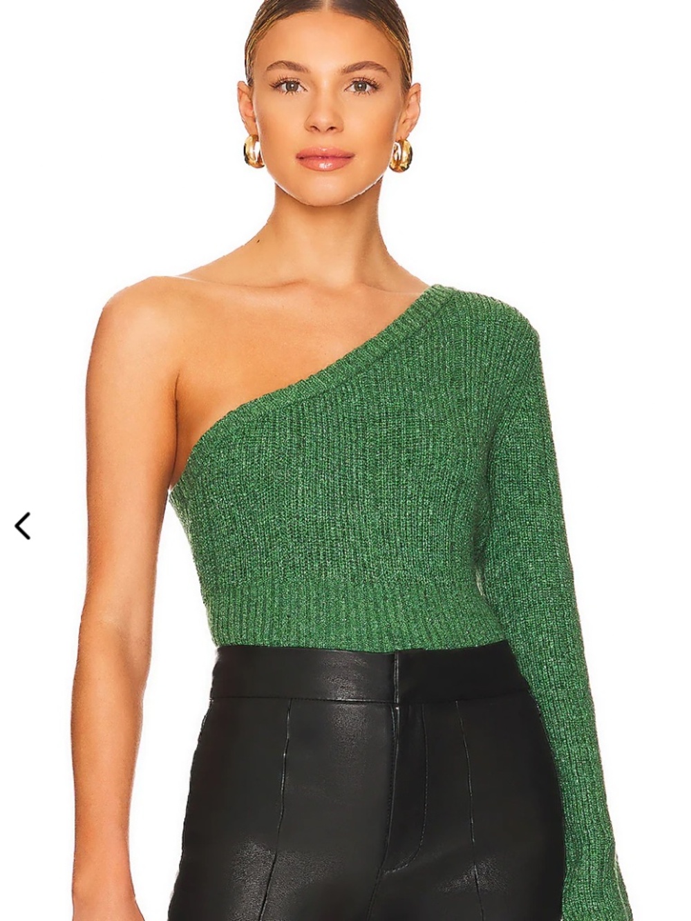 Green off shoulder sweater - Steve Madden